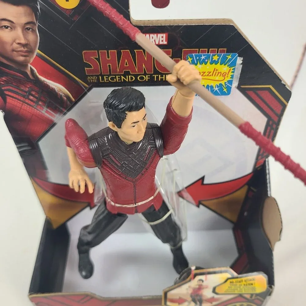 Shang-Chi And The‎ Legend Of The Ten Rings Action Figure Marvel w Bo-Staff F0960